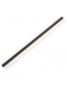 Pin Header 1x40 Male 2.54 mm Black