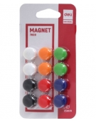 Μαγνήτες με Πλαστικό Κάλυμμα 15mm 12pcs