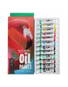 Paint Oil Colour Set 12 pcs x 12ml - Mont Marte