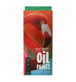 Σετ 12 λαδομπογιές 12ml - Mont Marte