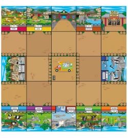 Bee-Bot® and Blue-Bot Zoo Mat