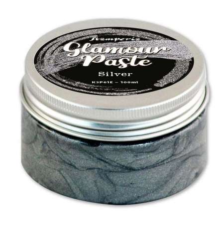 Πάστα Glamour Ασημένιο 100ml - Stamperia