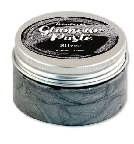 Glamour Paste Silver 100ml - Stamperia