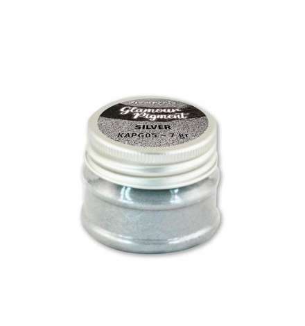 Glamour powder pigment Ασημένιο 7gr - Stamperia