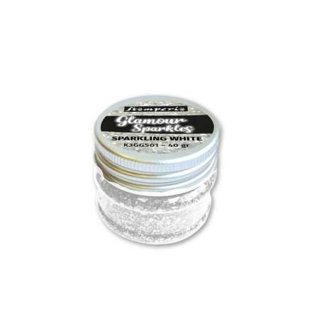 Glamour Sparkles Sparkling White 40gr - Stamperia