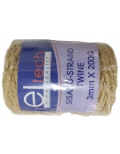 Σχοινί χοντρό Sisal 3mm 100m / 200gr