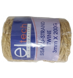 Σχοινί χοντρό Sisal 3mm 100m / 200gr