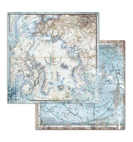 Scrapbooking paper double face "Artic" - Stamperia