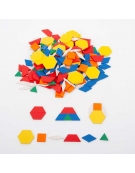Plastic Pattern Blocks 250pcs - EDX