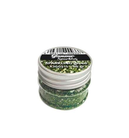 Glamour Sparkles Sparkling Green 40gr - Stamperia