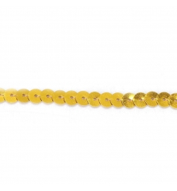 Ribbon with sequins - Yellow