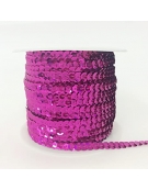Ribbon with sequins - Fuchsia