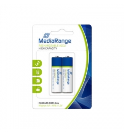 Rechargable Batteries Ni-MH AA 2pcs - MediaRange