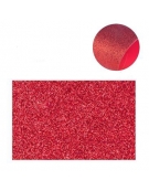 Αφρώδες υλικό (foam) 2mm 40x60cm Κόκκινο με glitter
