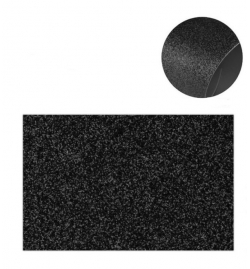 Foam sheet 2mm 40x60cm Glitter Black
