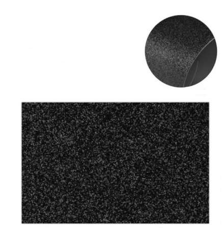 Αφρώδες υλικό (foam) 2mm 40x60cm Μαύρο με glitter