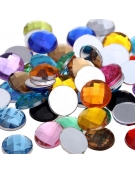 Acrylic Strass 12mm Assorted Colors