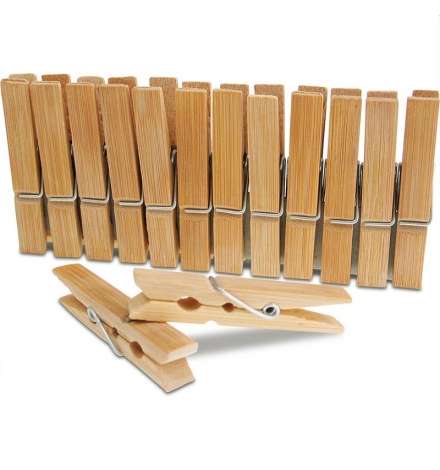 Wooden Pegs 95mm 18pcs