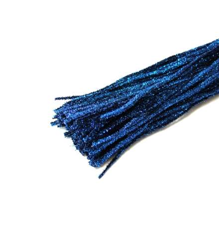 Pipe Cleaners 30cm 50pcs Metallic Blue