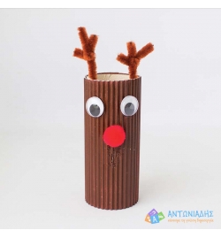Rudolph with Paper Roll