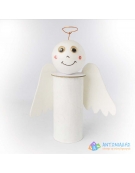 Little angel with Paper Roll