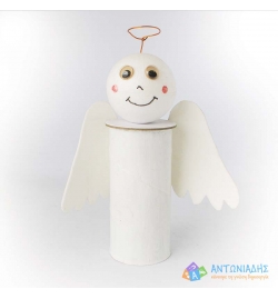 Little angel with Paper Roll