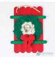 Photo Frame with Lollysticks and Felt
