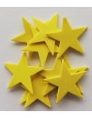 Αστέρια από Αφρώδες Υλικό 3cm 10τεμ.