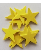 Foam Christmas Stars 3cm 10pcs