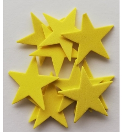 Foam Christmas Stars 3cm 10pcs