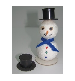 Snowman Hat 3D 3.5x2cm