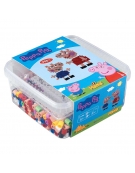 Hama Beads and pegboard in box 900pcs - Peppa Pig