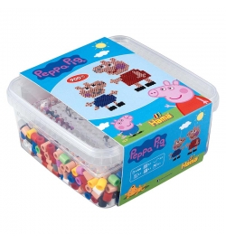Hama Beads Maxi και Βάσεις 900pcs - Peppa Pig