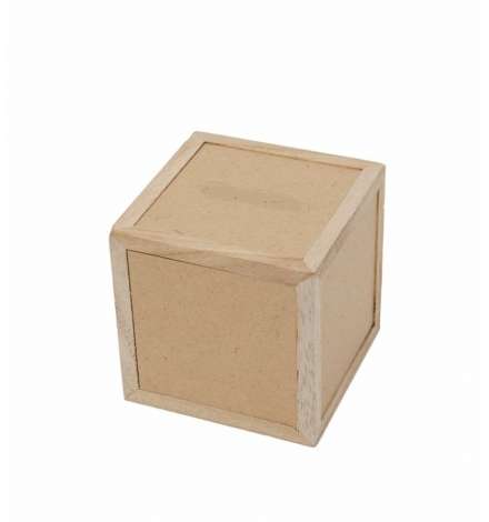 Wooden Cube 7.5x7.5x7.5cm