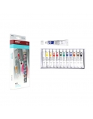 Paints Acrylic Colour Set 12pcs x 12ml - MP Artix