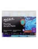 Pouring Acrylic Paint Set 120ml 4pcs - Marina - Mont Marte