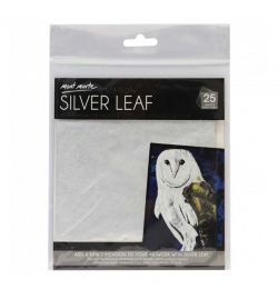 Silver Leaf 14x14cm 25 Sheet - Mont Marte