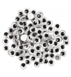 Wiggle Eyes 6mm - 100pcs