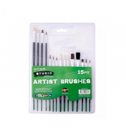 Paint Brush Set 15pcs Artist - Mont Marte