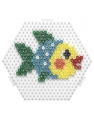 Pegboard Hama Beads large - Hexagonal