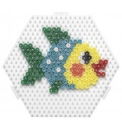 Pegboard Hama Beads large - Hexagonal