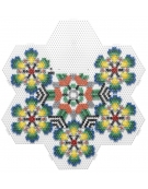 Pegboard Hama Beads large - Hexagonal