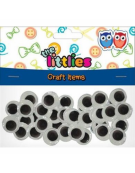 Wiggle Eyes 12mm - 100pcs