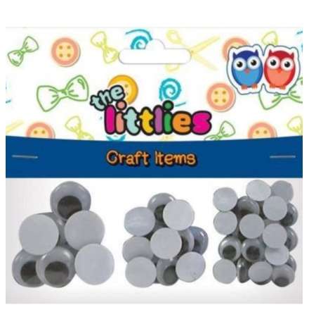 Wiggle Eyes Mixed Pack 48pcs