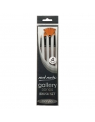 Paint Brush Set 4pcs Acrylic - Mont Marte