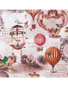 Χαρτοπετσέτα για Decoupage  "Vintage Balloons"