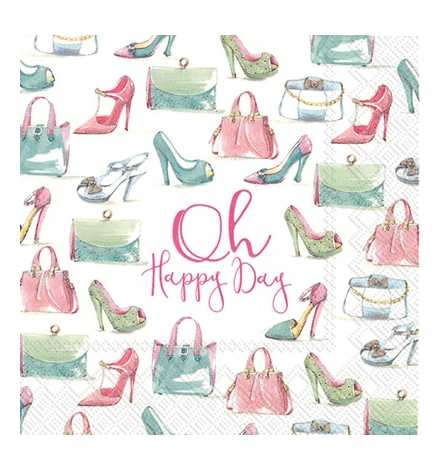 Napkin for Decoupage "Oh Happy Day"