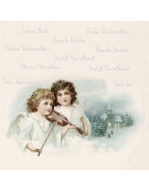 Napkin for Decoupage "Angels playing Violin"