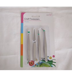 Tweezers Set 120mm 4pcs