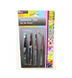 Tweezers Set 120mm 4pcs